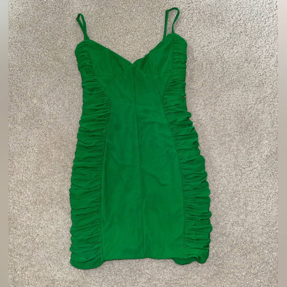 White Fox Green Dress